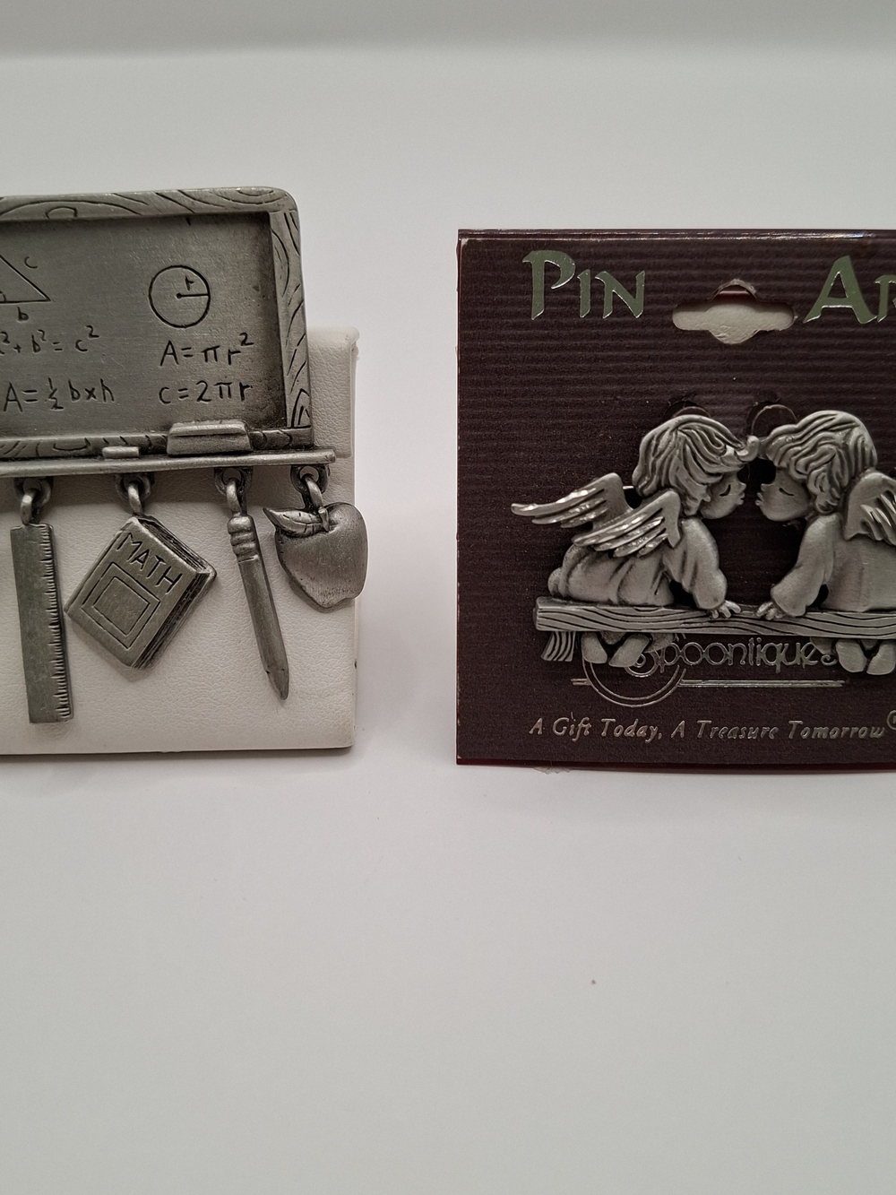 2 Brooches By JJ Teacher Math Pun And 2 Adorable Angels